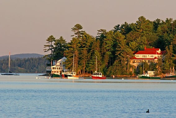 off the grid sailing spots in Maine